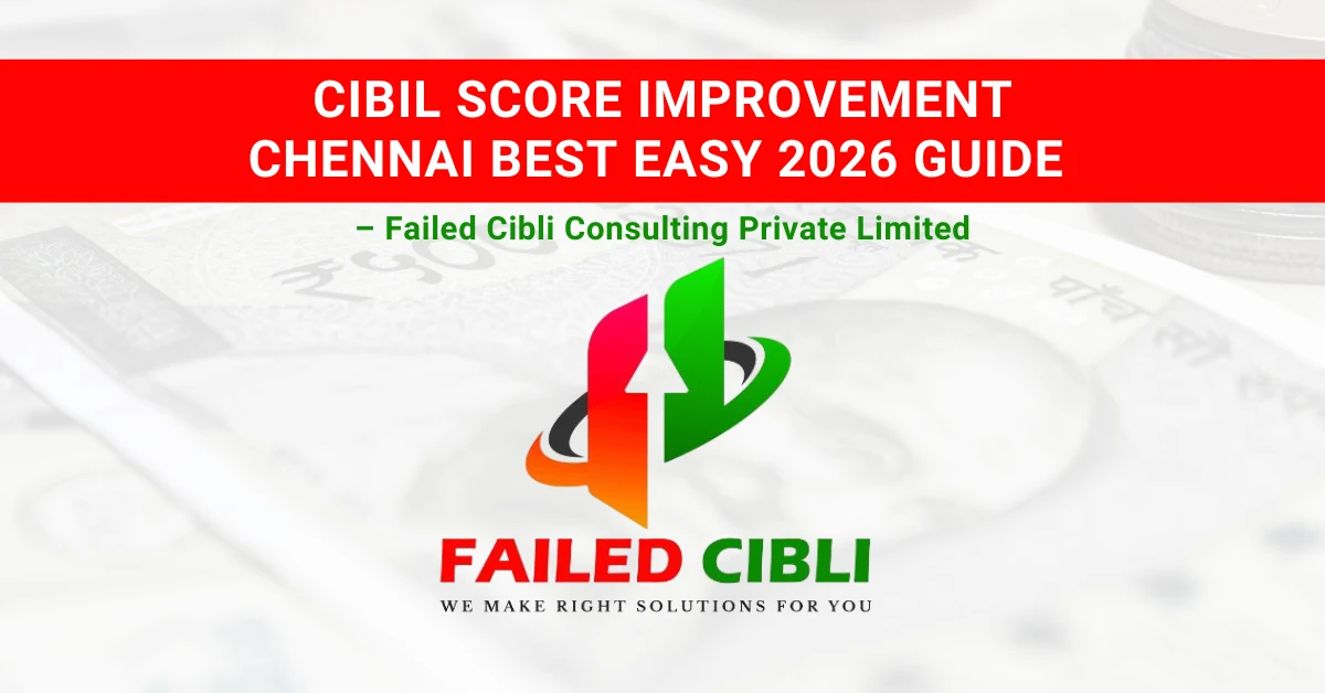 Best cibil score improvement Chennai service 2026 guide