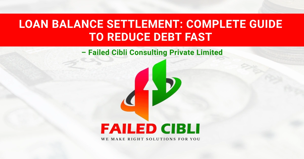Loan balance settlement process for reducing outstanding debt