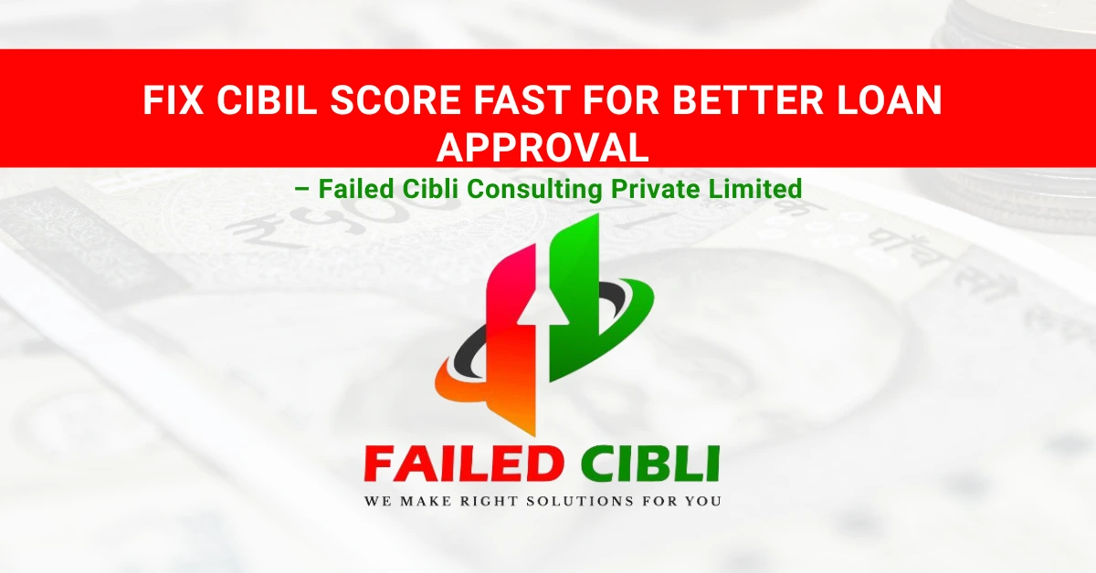 fix cibil score